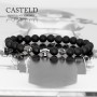 Bracelet pour homme tête de mort