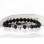 bracelet homme argent tête de mort