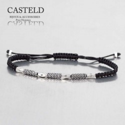 Bracelet fin pour homme avec argent
