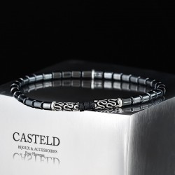 Bracelet tendance pour hommes en argent