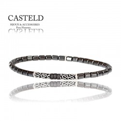 Ce bracelet argent tendance pour homme