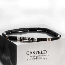 Bracelet pour homme . un bijou tendance pour homme en perles.