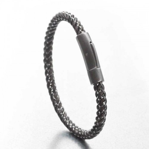 Bracelet Cable gris