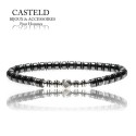 le bracelet perle en argent de casteld