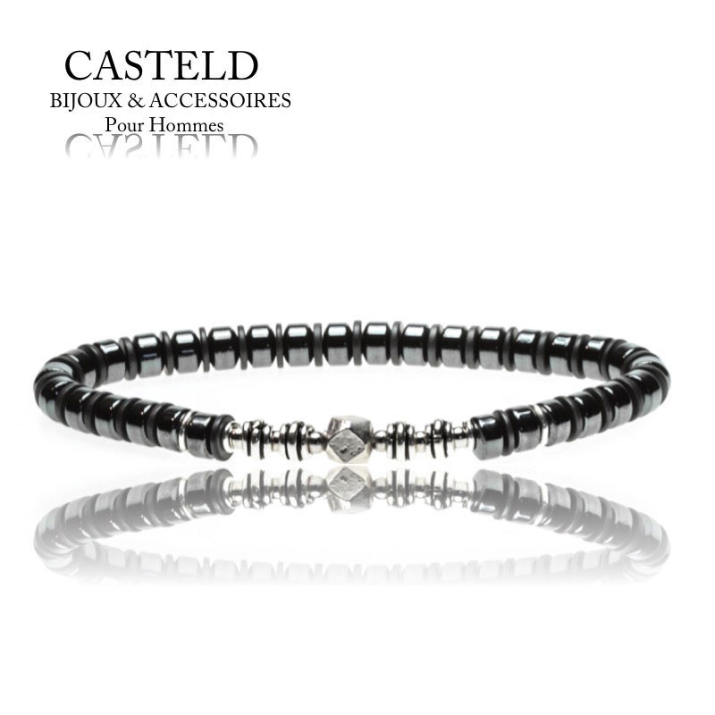 le bracelet perle en argent de casteld