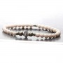 bracelet homme racer en argent