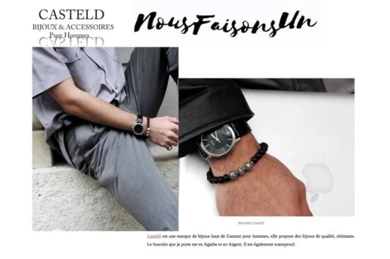 Le bracelet homme vintage