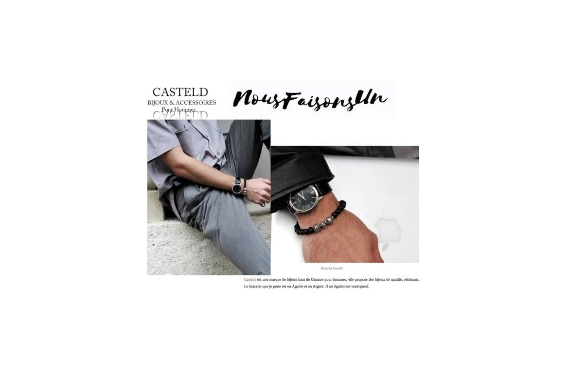 Le bracelet homme vintage