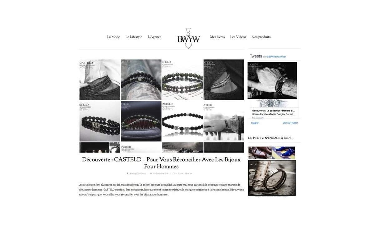 Les Bijoux pour Hommes