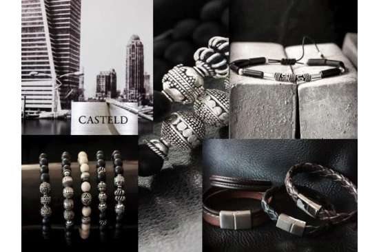Bijoux pour hommes : bijoux masculins avec des matières nobles