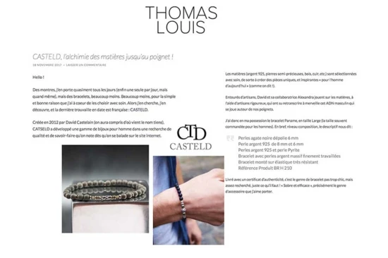 Bijoux pour homme d'aujourd'hui